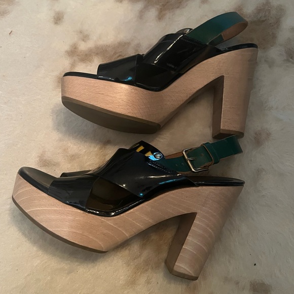 MARNI platform sandals - size 38 / 7.5 - Picture 6 of 9